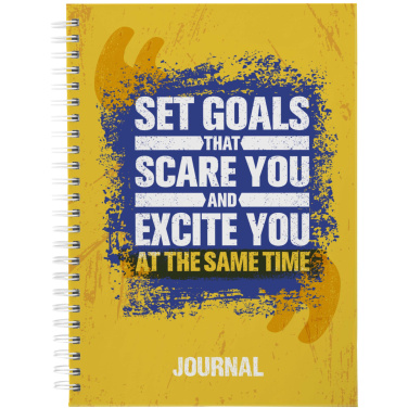 Logo trade promotional gifts picture of: Desk-Mate® A5 hard cover journal