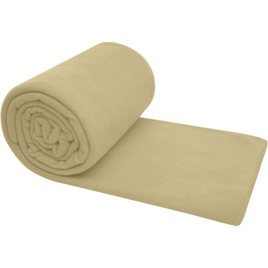 Logotrade promotional giveaways photo of: Huggy fleece plaid blanket with carry pouch 220x250 cm