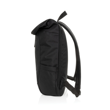 Logotrade promotional merchandise picture of: Swiss Peak Aware™ RPET Leonard 15.6 inch laptop backpack