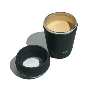 Logotrade business gift image of: Topl Recycled Steel To Go Tumbler Patented 360 Lid 235ml