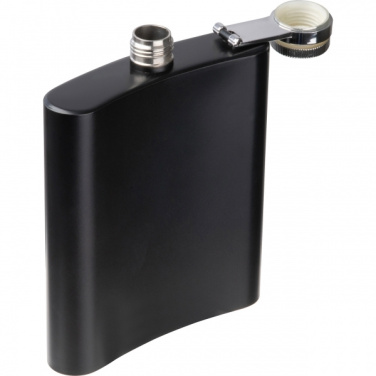 Logo trade promotional gifts picture of: Stainless steel hip flask Sheffield