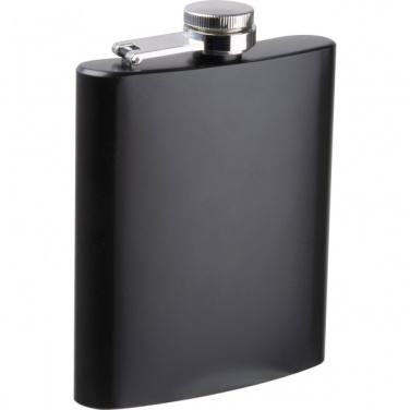 Logo trade promotional items image of: Stainless steel hip flask Sheffield