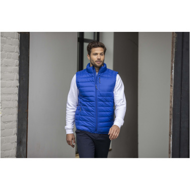 Logo trade promotional merchandise image of: Pallas men's GRS recycled insulated bodywarmer