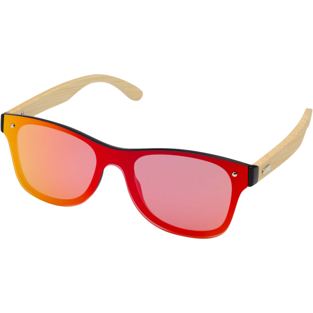 Logo trade business gift photo of: Tan sunglasses with bamboo temples