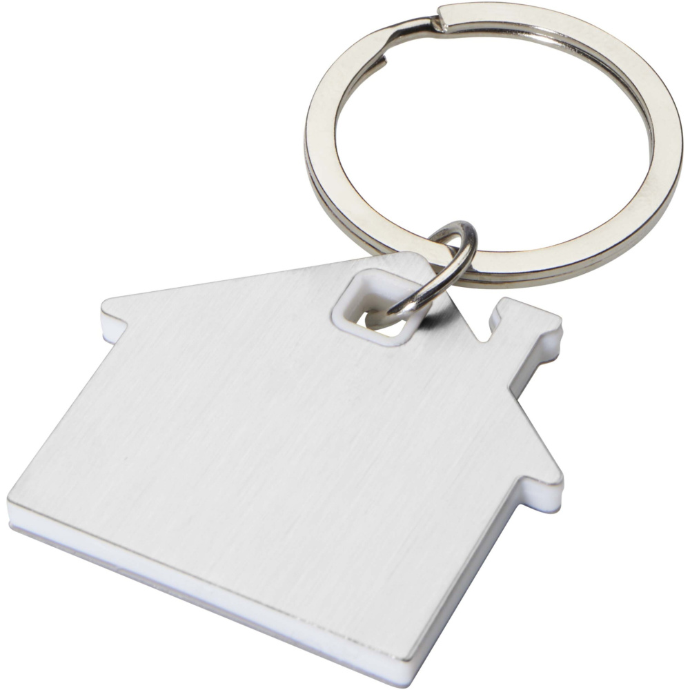 Logotrade promotional items photo of: Nook house-shaped keychain