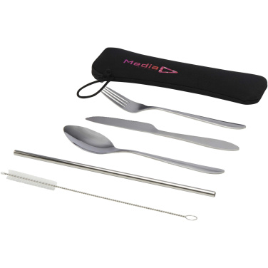 Logo trade business gift photo of: Sheen 5-piece stainless steel cutlery set