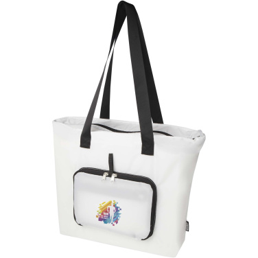 Logotrade promotional giveaway image of: EcoFold RPET foldable tote bag 16L