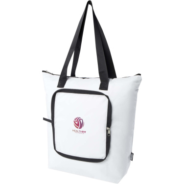 Logotrade promotional item picture of: EcoFold RPET foldable tote cooler bag 15L