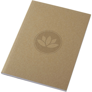 Logotrade promotional gift picture of: Novella Austen A5 recycled soft cover kraft notebook - 50 sheets 