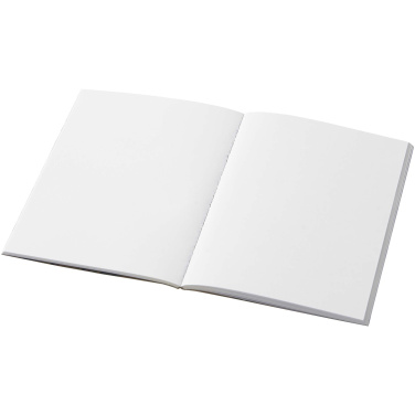 Logo trade promotional giveaways picture of: Novella Austen A6 recycled soft cover kraft notebook - 50 sheets
