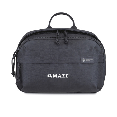 Logo trade corporate gifts image of: Renew AWARE™ rPET Toiletry Bag