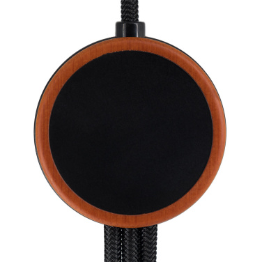 Logo trade promotional giveaways image of: Cable 3in1 with illuminated logo - LH-ZM04