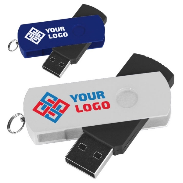 Logotrade promotional items photo of: Metal and plastic USB stick