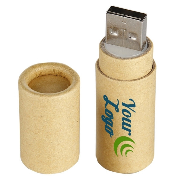 Logo trade promotional products image of: Cardboard USB stick