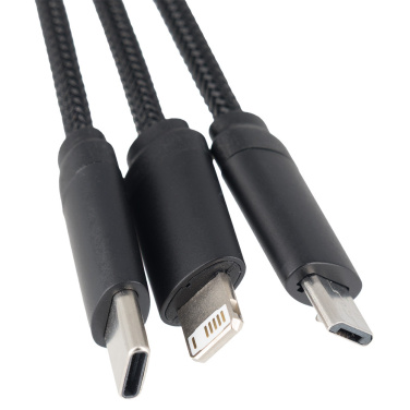 Logo trade advertising products image of: Big cable 4in1 with illuminated logo - i5w