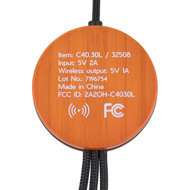 Logotrade promotional giveaways photo of: Big cable 4in1 with illuminated logo - i5w