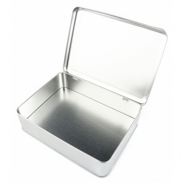 Logo trade corporate gifts image of: Metal box 18x12,6x4 cm