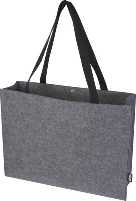 Logotrade corporate gift image of: Felta GRS recycled felt gusset tote bag 20L
