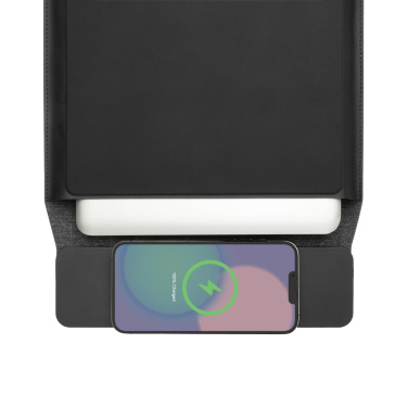 Logo trade advertising product photo of: Swiss Peak 15W magnetic charging laptop sleeve 14-15,6"