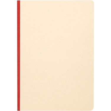 Logo trade promotional merchandise photo of: Liliana A5 sugarcane and RPET soft cover notebook