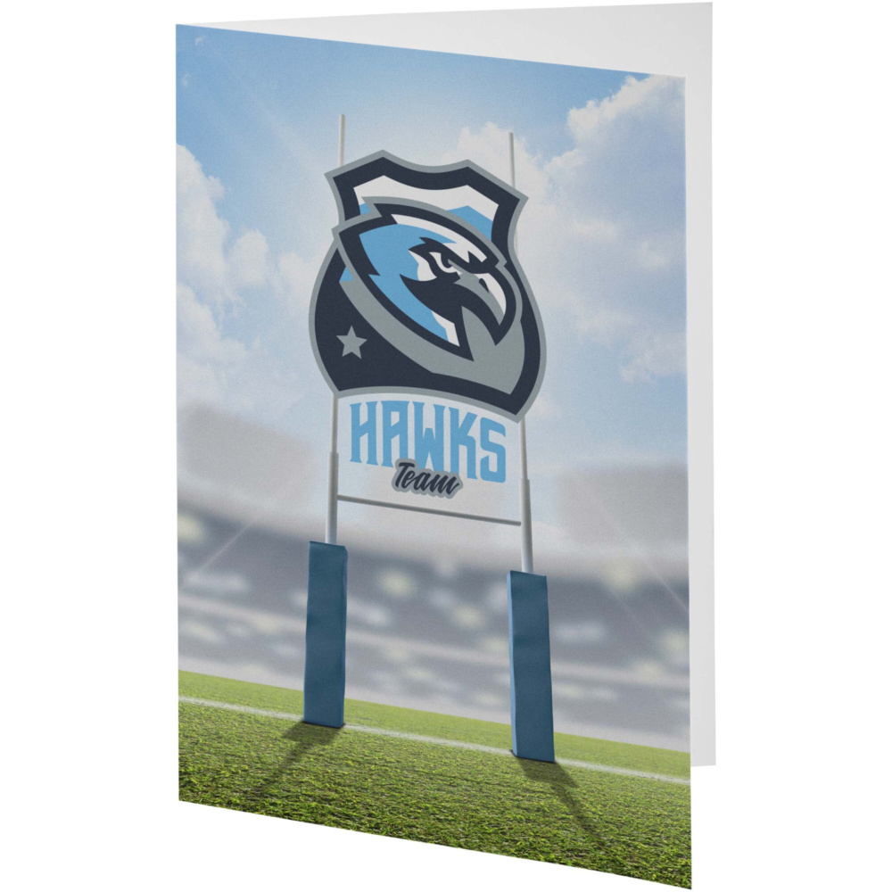 Logo trade promotional merchandise photo of: Herald A5 greeting card