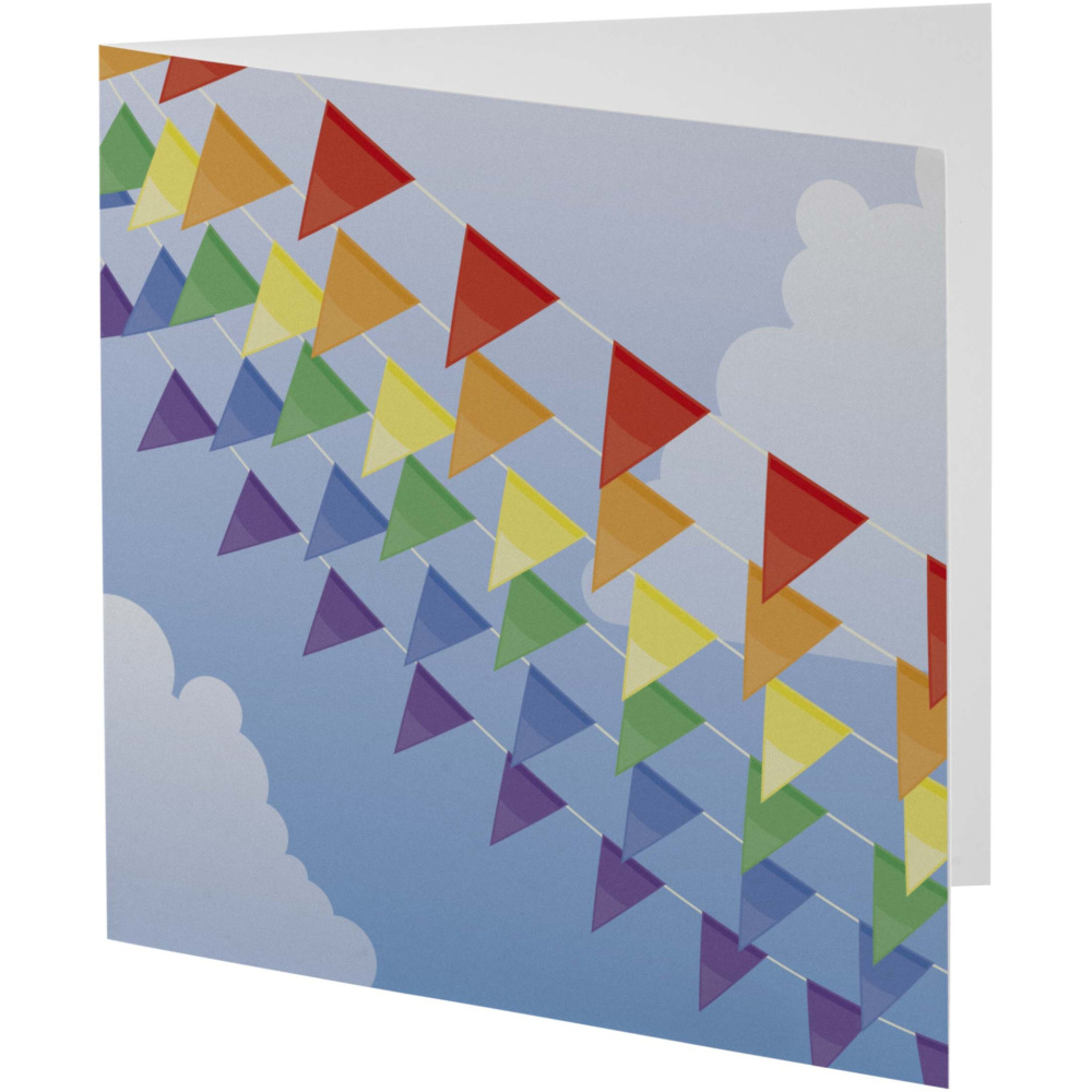Logo trade corporate gifts picture of: Herald square greeting card