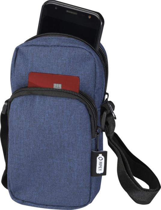 Logo trade promotional products picture of: Ross GRS recycled phone pouch