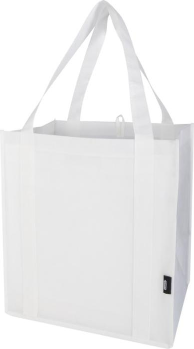 Logotrade promotional item image of: Liberty GRS recycled non-woven bottom board tote bag 29L