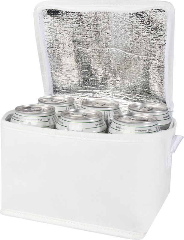 Logo trade promotional products picture of: Spectrum 6-can recycled non-woven cooler bag 4L