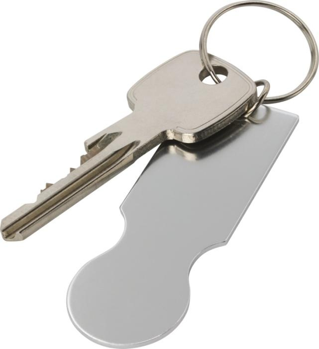 Logotrade promotional item picture of: Rhea shopping cart keyring