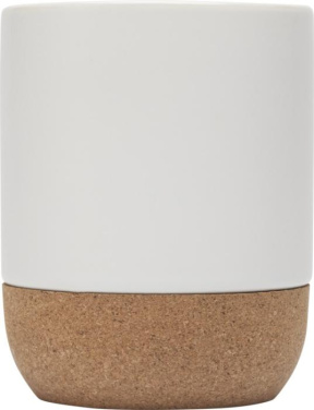 Logotrade advertising product picture of: Billie 300 ml ceramic mug with cork details and matt finish