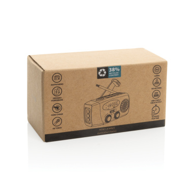 Logo trade promotional items image of: RescueWave RCS recycled plastic emergency radio