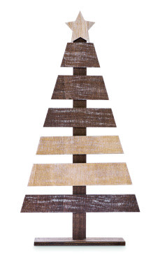 Logo trade corporate gifts image of: Wooden Christmas tree
