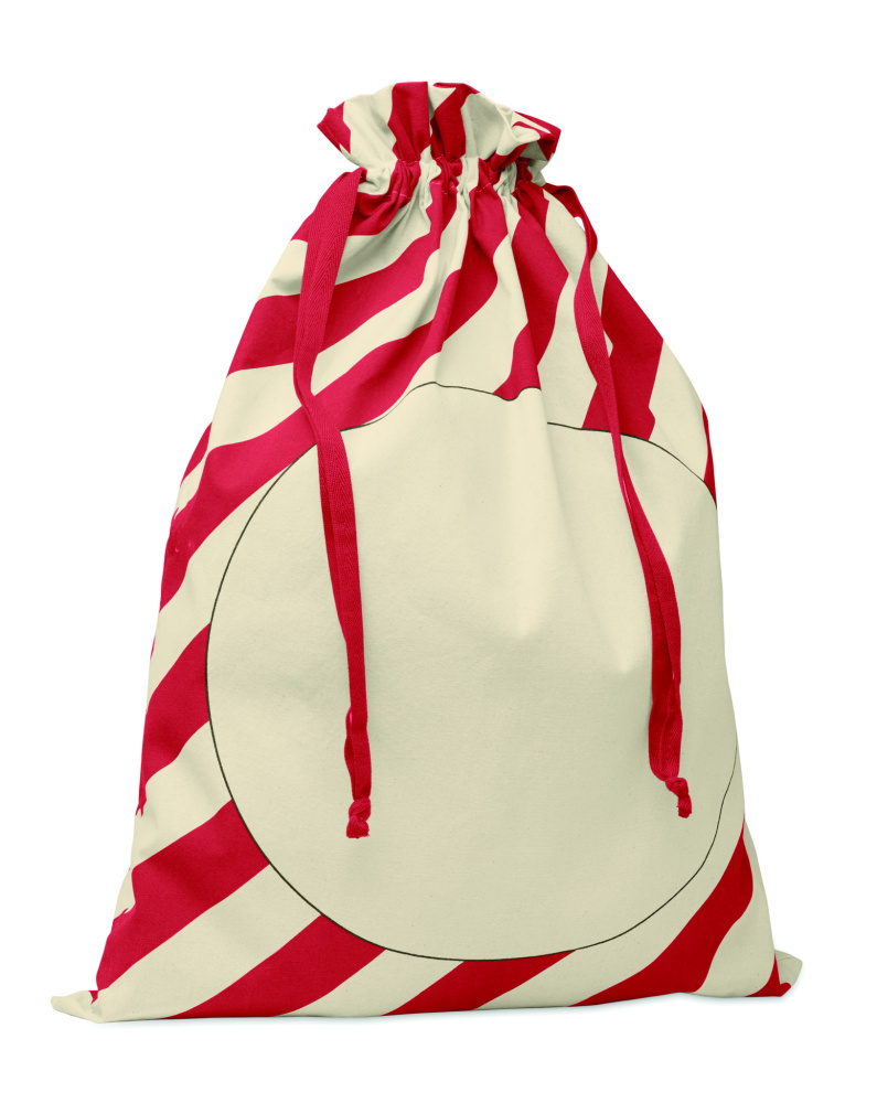 Logotrade corporate gift image of: Large Santa cotton bag