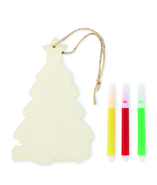 Logo trade promotional gift photo of: Christmas tree ornament