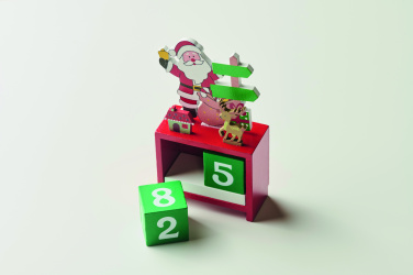 Logo trade promotional giveaways picture of: Christmas countdown calendar