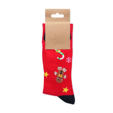 Logotrade promotional gift picture of: Pair of Christmas socks M