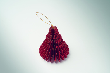 Logo trade advertising product photo of: Christmas paper tree hanger