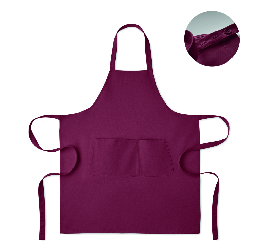Logotrade promotional giveaway picture of: Organic cotton apron 240 gr/m²