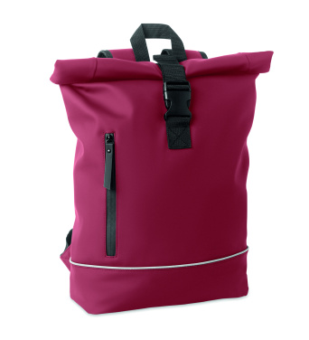 Logo trade promotional gifts picture of: Laptop 15" roll top PU backpack