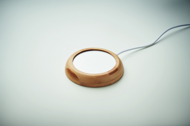 Logotrade promotional merchandise image of: Bamboo mug warmer with USB