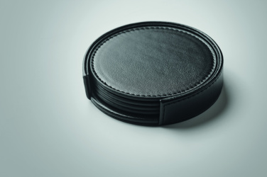 Logotrade corporate gifts photo of: Set of 4 PU coasters
