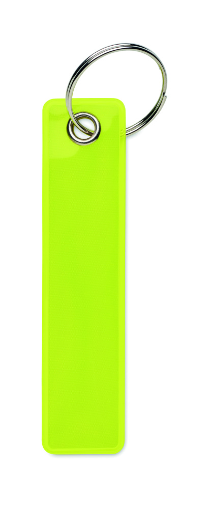 Logo trade promotional item photo of: Reflective key ring in PVC