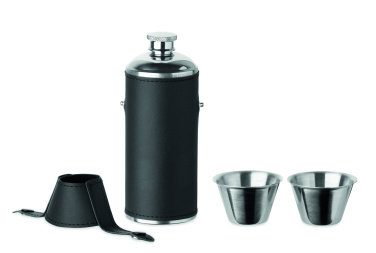 Logotrade promotional products photo of: Hip flask with shot cups