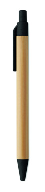 Logotrade corporate gift picture of: Push button ball pen in bamboo