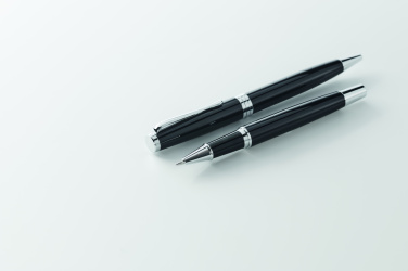 Logo trade promotional merchandise image of: Ball pen and roller set