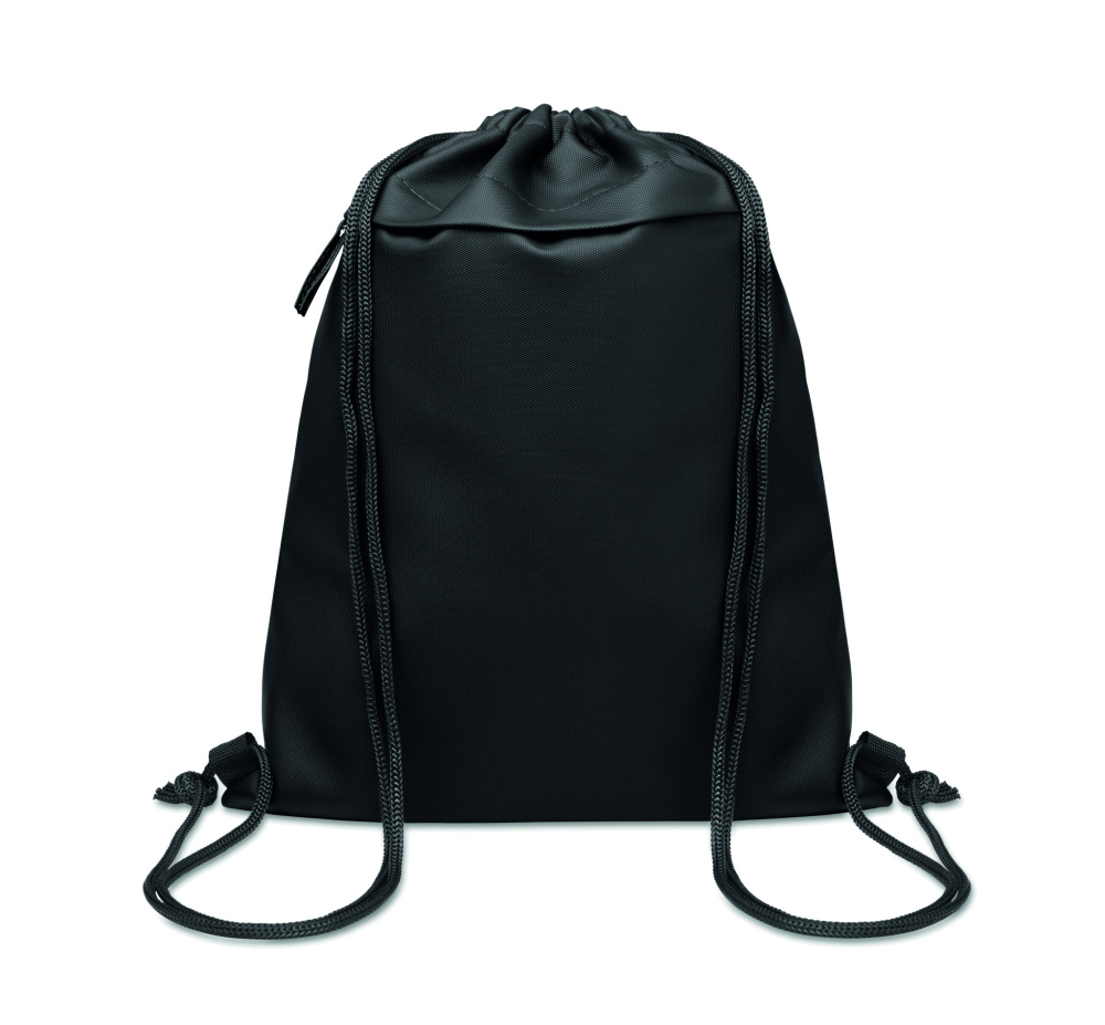 Logotrade promotional item image of: Drawstring bag in 600D RPET