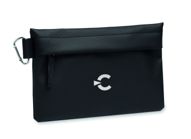 Logo trade promotional giveaways image of: Organizer pouch in 600D RPET