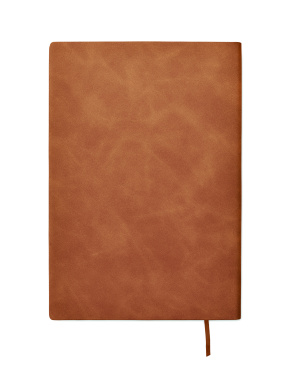 Logo trade promotional merchandise photo of: A5 notebook in smokey PU