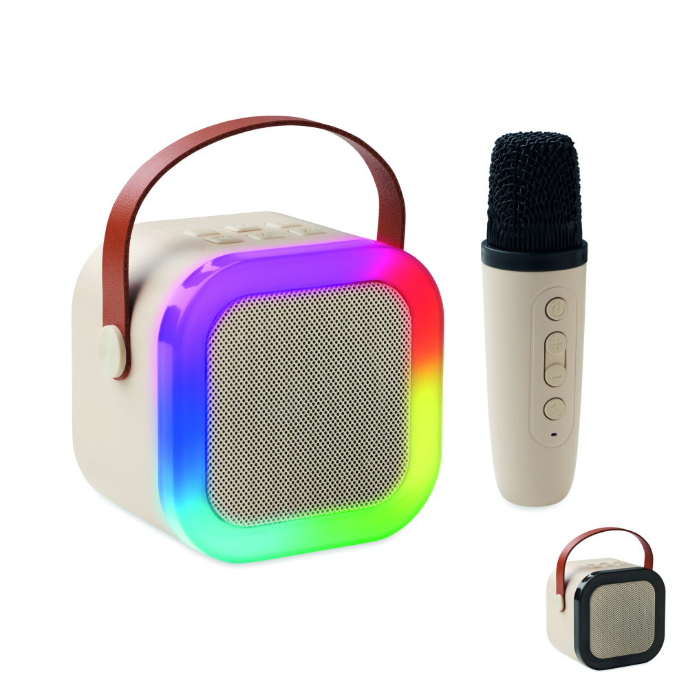 Logo trade promotional product photo of: Karaoke set speaker